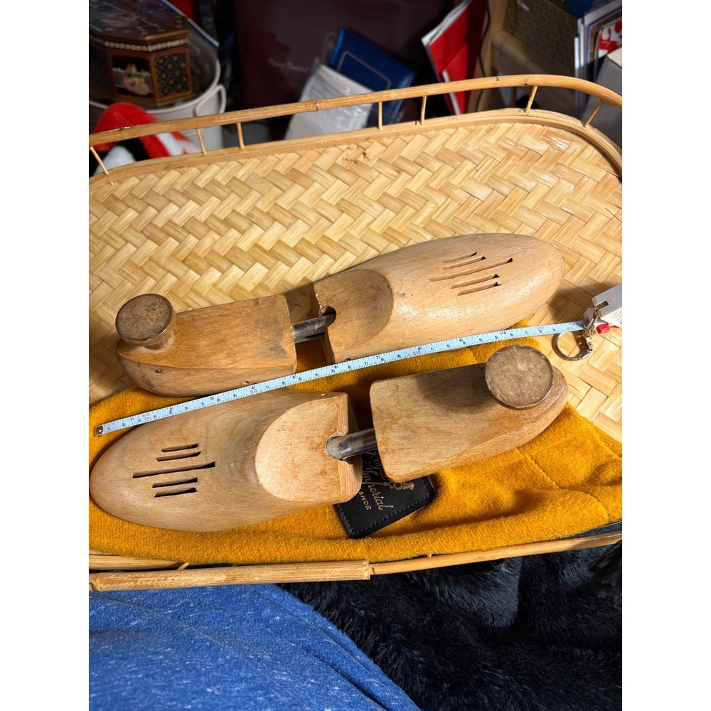 Vintage Rochester Shoe Tree Co Florsheim Royal Imperial Wooden Shoe Trees Small